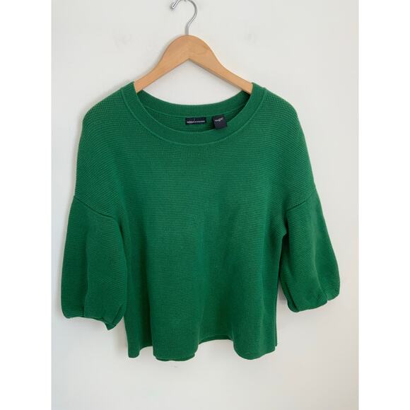 Moda International Green Sweater‎ size medium - Picture 1 of 6